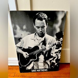 Dave Matthew’s Dry Mounted Poster
